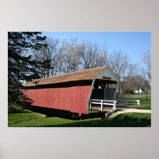 Poster Pont du comté de Madison, Iowa (Devant)