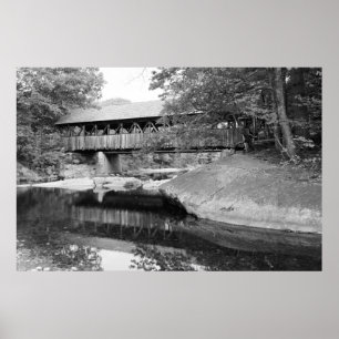Poster Pont du fleuve dimanche
