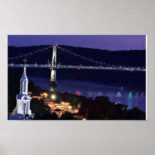Poster Pont du milieu de l'Hudson