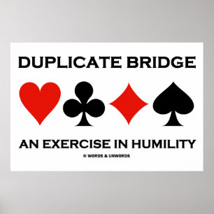 Poster Pont Dupliquer Un Exercice En Humilité (Humour)