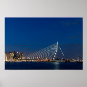 Poster Pont Erasmus à Rotterdam