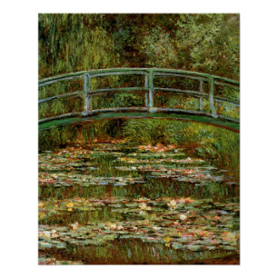 Poster Pont français de Monet Giverney
