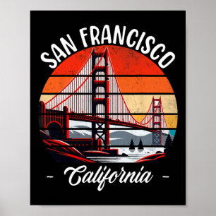 Poster Pont Golden Gate San Francisco Californie États-Un