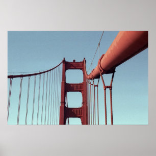 Poster Pont Golden Gate unique, photo de San Francisco