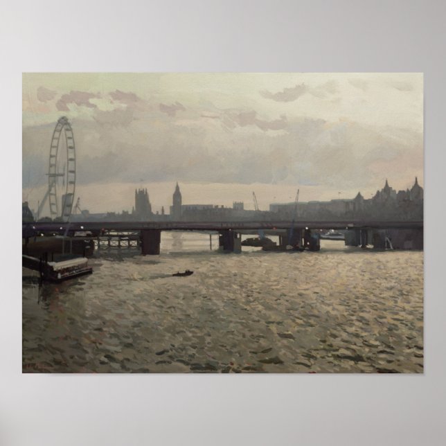 Poster Pont Hungerford du pont Waterloo (Devant)