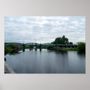 Poster Pont Lady Bay sur la rivière Trent, Nottingham
