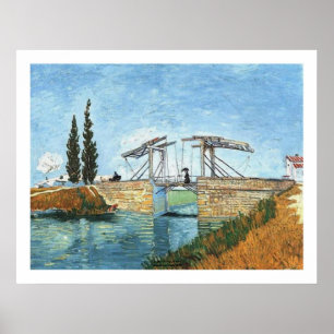 Poster Pont Langlois à Arles par Vincent van Gogh