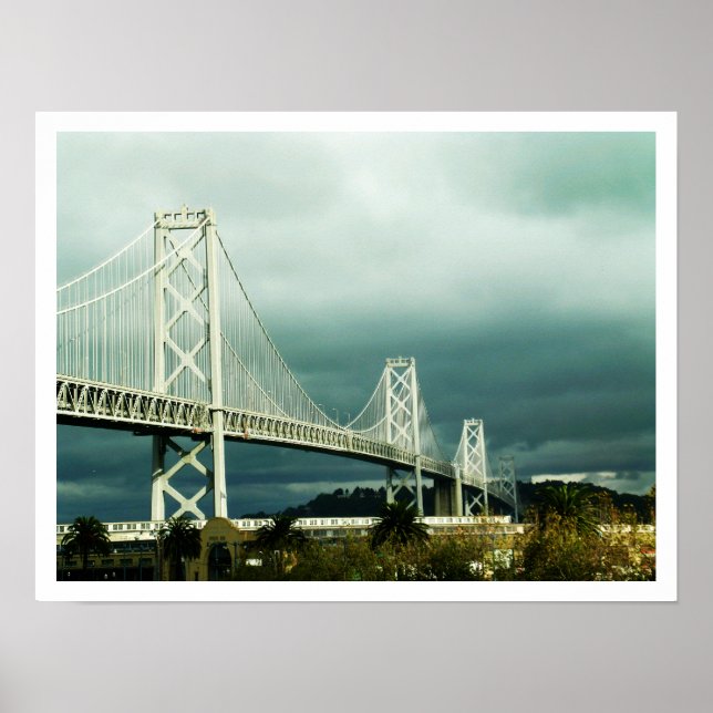 Poster Pont Oakland Bay San Francisco (Devant)