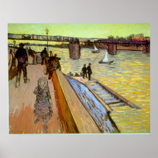 Poster Pont par Vincent van Gogh