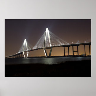 Poster Pont Ravenel La Nuit