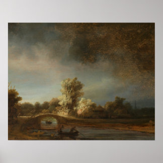 Poster Pont Rembrandt Stone
