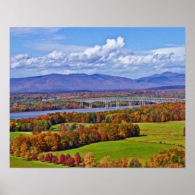 Poster Pont Rhinecliff à l'automne (Devant)