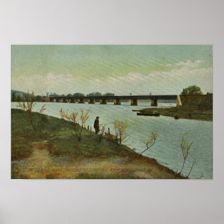 Poster Pont Schuylkill River Norristown PA
