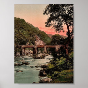 Poster Pont-y-Pair, Bettws-y-Coed (c.-à-d. Betws), Wales 
