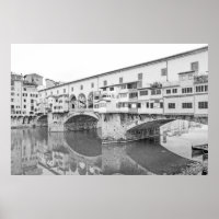 Ponte Vecchio noir et blanc