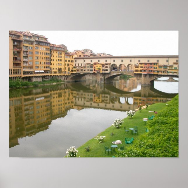 Poster Ponte Vecchio Pont Florence, Italie (Devant)