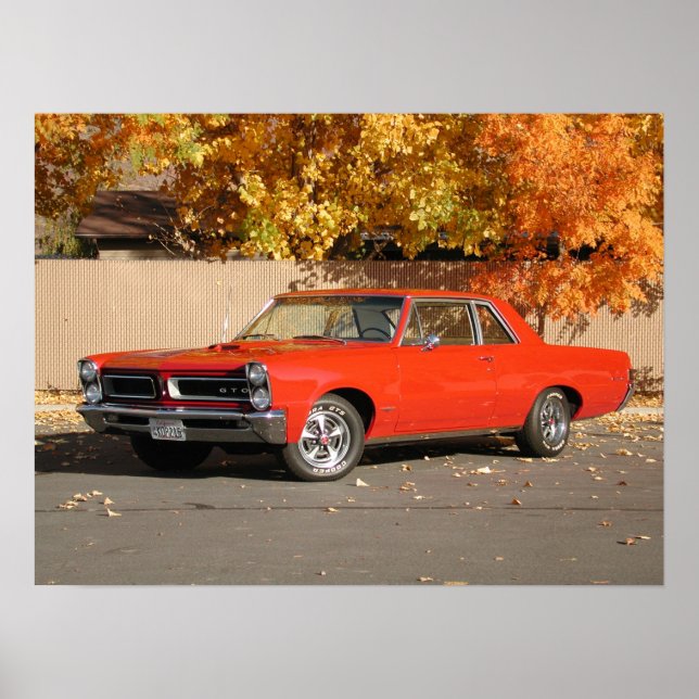 Poster Pontiac GTO 1965 (Devant)