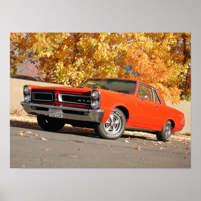 Poster Pontiac GTO 1965 (Devant)