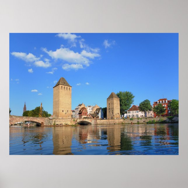 Poster ponts à Strasbourg (Devant)