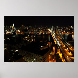 Poster Ponts nocturnes