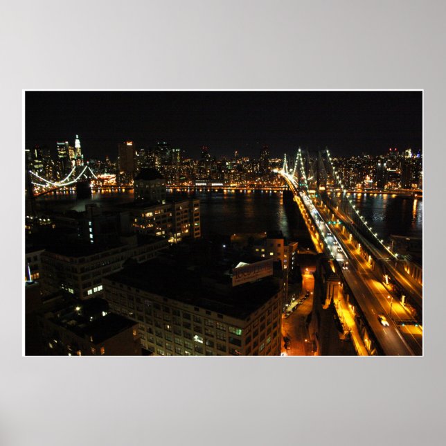 Poster Ponts nocturnes (Devant)