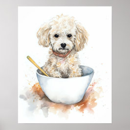 Poster Poodle de nouilles -