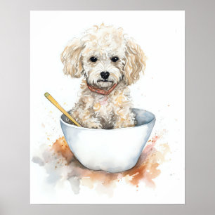 Poster Poodle de nouilles -