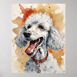 Poster Poodle - Pog Art Imprimer