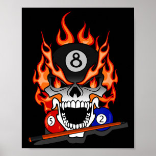 Poster Pool Billard Cadeau Snooker Cue Sport Hommes