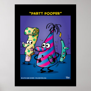 Poster "Pooper de la fête"