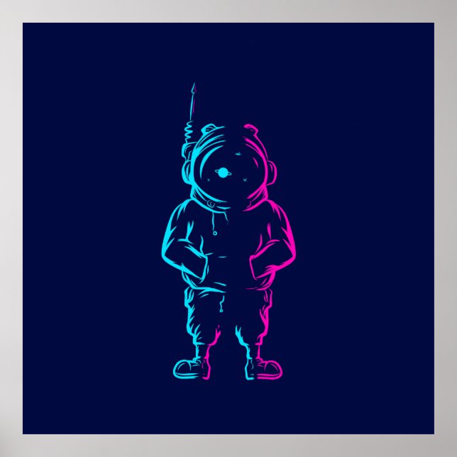 Poster pop art Abstrait (Devant)