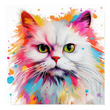 Pop Art blanc Perse