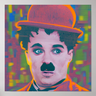 Poster Pop Art Chaplin