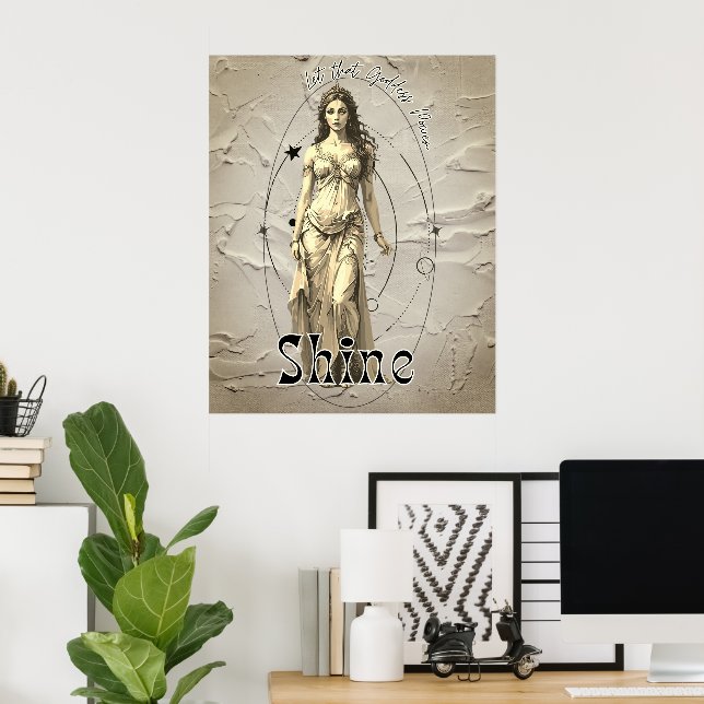 Poster Pop Art Déesse grecque Aphrodite (Bureau à domicile)