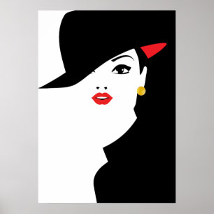 Poster Pop Art inspirée mode femme 3