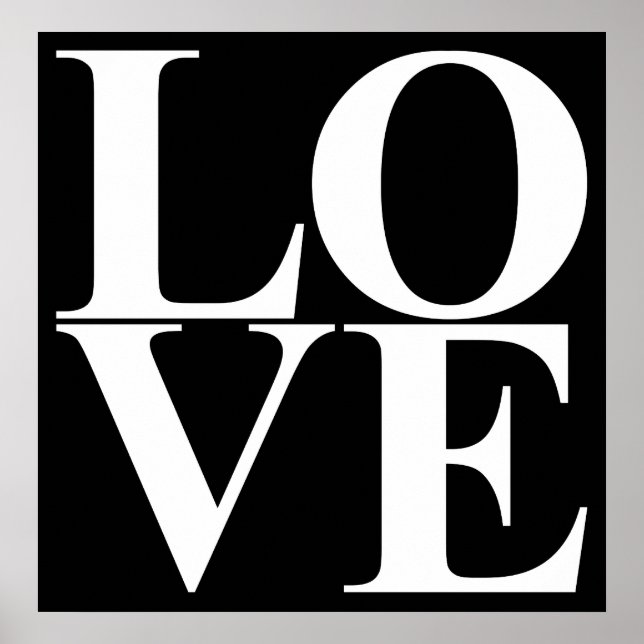 Poster Pop Art LOVE (Devant)