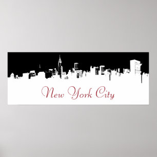 Poster Pop Art New York City Panorama