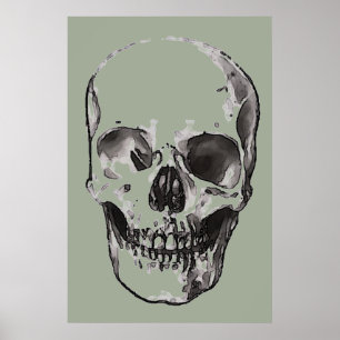 Poster Pop Art Style Crâne