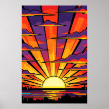 Pop-Art Sunset