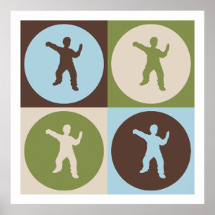 Poster Pop Art Tai Chi