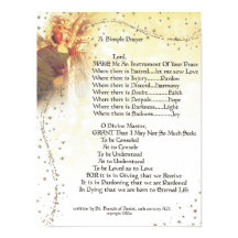 POPE=ST. PRIÈRE SIMPLE FRANCIS POUR LA PRIÈRE DE P