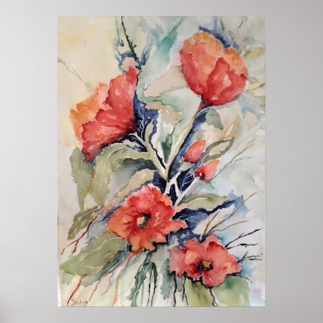 Poster Poppies (Devant)