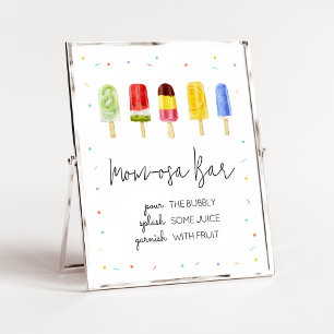 Poster Popsicle Baby shower Maman Osa Bar