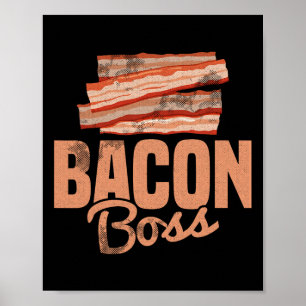Poster Porc Viande Petit-Déjeuner Bbq Bycon Lover - Bycon