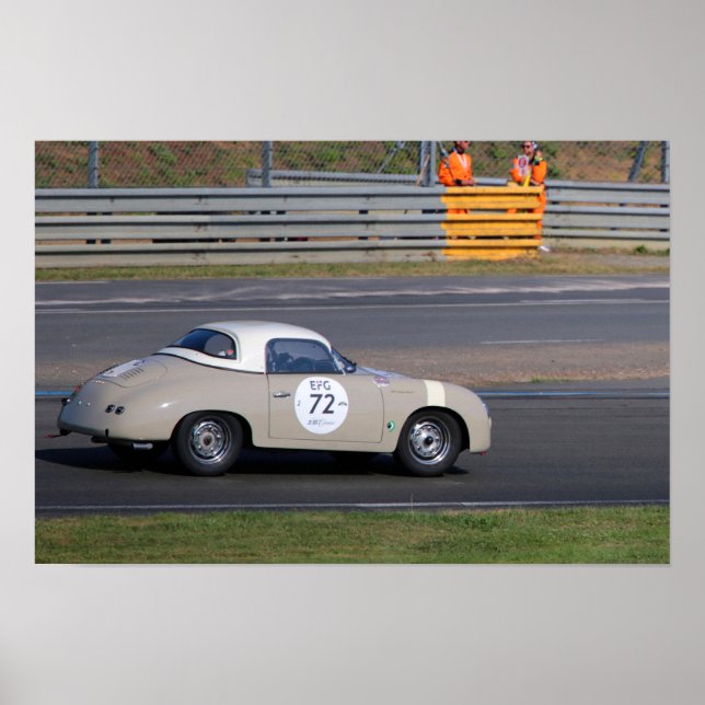 Poster Porsche 356 Speedster Le Mans Classic (Devant)