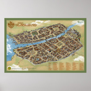 Poster Port Blacksand : Ville des voleurs - Imprimer l'af