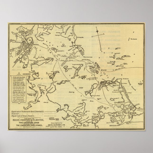 Poster Port de Boston 2 (Devant)