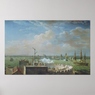Poster Port de Cherbourg, 1822