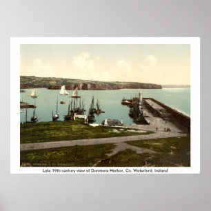 Poster Port de Dunmore, comté Waterford