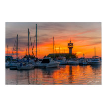 Port de Feu — Coucher de soleil à la marina d'Erie
